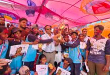 राजपुरमा पालिकास्तरीय किशोरी मेयर कप क्रिकेट सम्पन्न, वडा नं. ६ ले जित्यो उपाधि